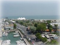 From the top of the Rimini light house. EAST VIEW.